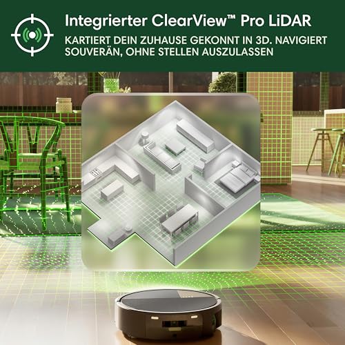 iRobot Roomba Max 705 Combo Saugroboter + AutoWash Dock: ausfahrbare, selbstreinigende Wischrolle, Wischabdeckung, Doppelb&uuml;rsten, Selbstentleerung, Hei&szlig;w&auml;sche und Trocknung, umf&auml;hrt Hindernisse, LiDAR