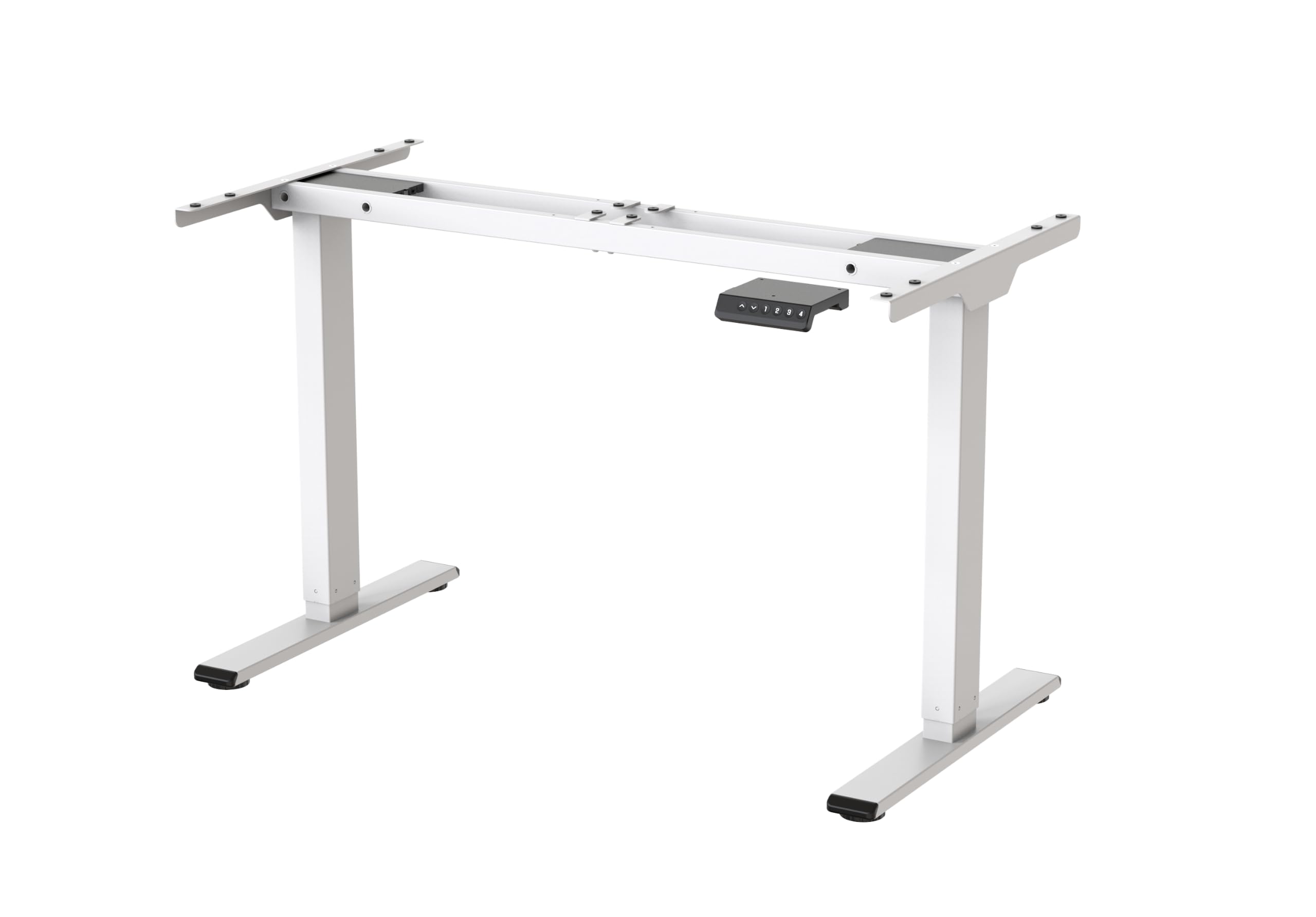 HC Home & Living Elektrisch höhenverstellbares Tischgestell 70-119 cm weiß Schreibtisch Gestell Höhenverstellbar Lift