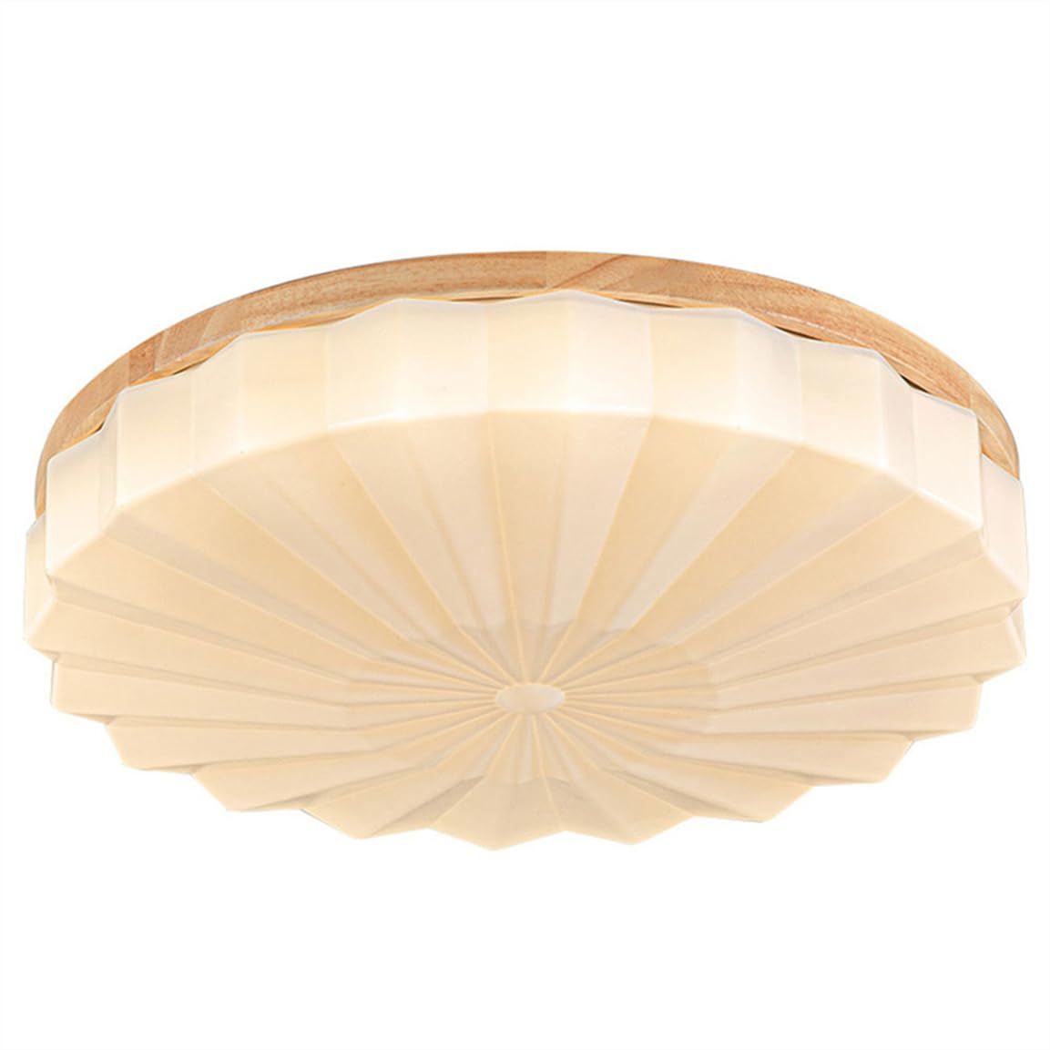 Lámparas De Techo Modernas De Madera, Luminarias LED Redondas