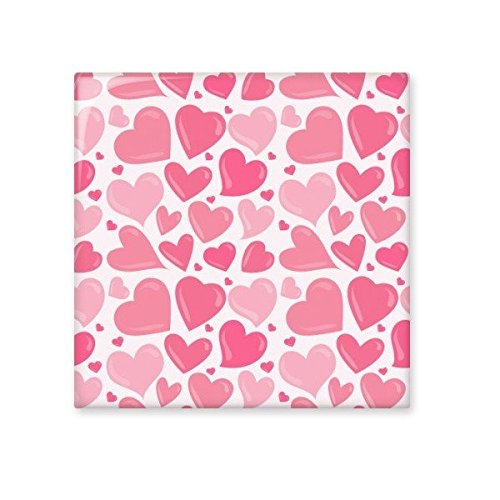 Día de San Valentín Rosa Cute diseño de corazones papel pintado crema de cerámica patrón azulejos para la decoración de cuarto de baño decoración de la cocina de cerámica azulejos de pared azulejos