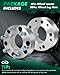 SCITOO 4Pcs 5x135 to 6x5.5 Wheel Adapters 2 inch Bore 87.1mm Studs 12x1.5 5 Lug Wheel Spacers No Hubcentric Fit for Lincoln Blackwood 2002-2003,for Ford for F-150 1997-2003