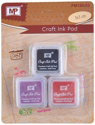 MP PM198-03 Set di 3 inchiostri per scrapbooking