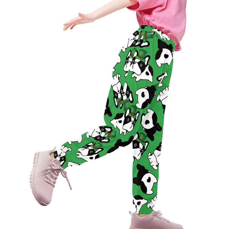 Sunflower Boys' Sweatpants, Kids Active Tricot Warm-Up Jogger Track Pants, Elastic Waist Running Trousers 4-15Y4