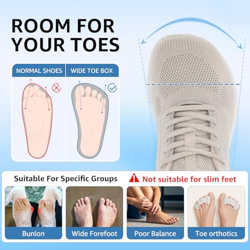 Image of STQ Wide Toe Box Walking Shoes Women Orthopedic Swollen Feet Diabetic Tennis Running Sneakers for Plantar Fasciitis Arch Support Bunions