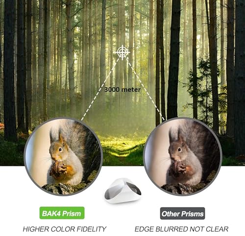 Image of Binoculars for Long Distance, 10x50 Zoom, 3000 Meter Long Range with High Powered with Clear Vision BAK4 Prism FMC Lens Easy Focus Long Range Portable (6 Months Warranty)