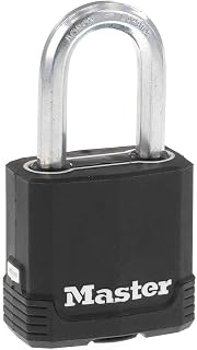 Master Lock Magnum M115XDLF Heavy Duty Padlock - Weatherproof, Cut-Resistant Shackle for Gates, Fences, Sheds
