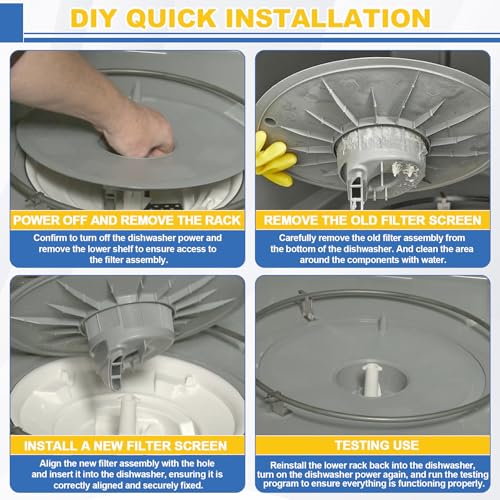 Image of 5304506525 Dishwasher Filter Compatible with Frigidaire Dishwasher