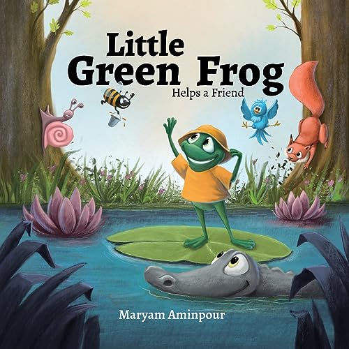 Image of Little Green Frog Helps a Friend: Story Book for Toddlers and Preschoolers