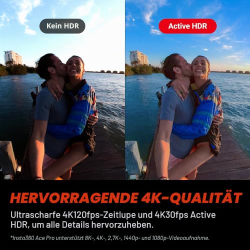 Insta360 Ace Pro GPS-Kit - wasserdichte Action-Kamera, zusammen mit Leica entwickelt, 1/1… – Ansicht 5
