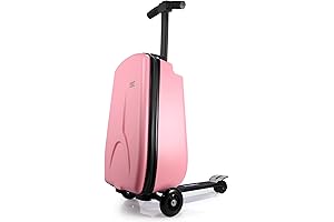 iubest Bagrider Luggage Carry on Scooter Suitcase for Kids