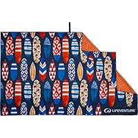 Serviette De Camping Lifeventure, Lot De 3, 100x75cm, Bleu, Douce, Compacte Et Sèche Vite