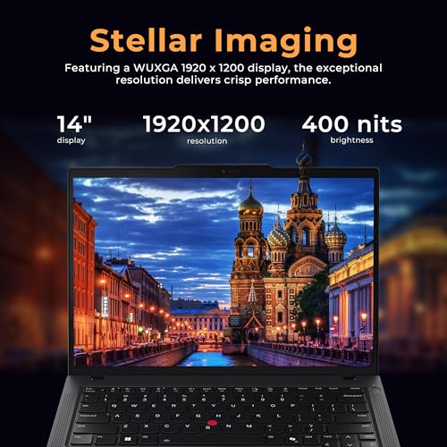 Image of Lenovo ThinkPad T14 Gen 5 14 inch WUXGA Laptop, Intel Ultra 7 165U-vPro Technology, 32GB RAM, 3TB Storage(2TB SSD+1TB Docking Station Set), Backlit Keyboard, Fingerprint, Win11 Pro, Black