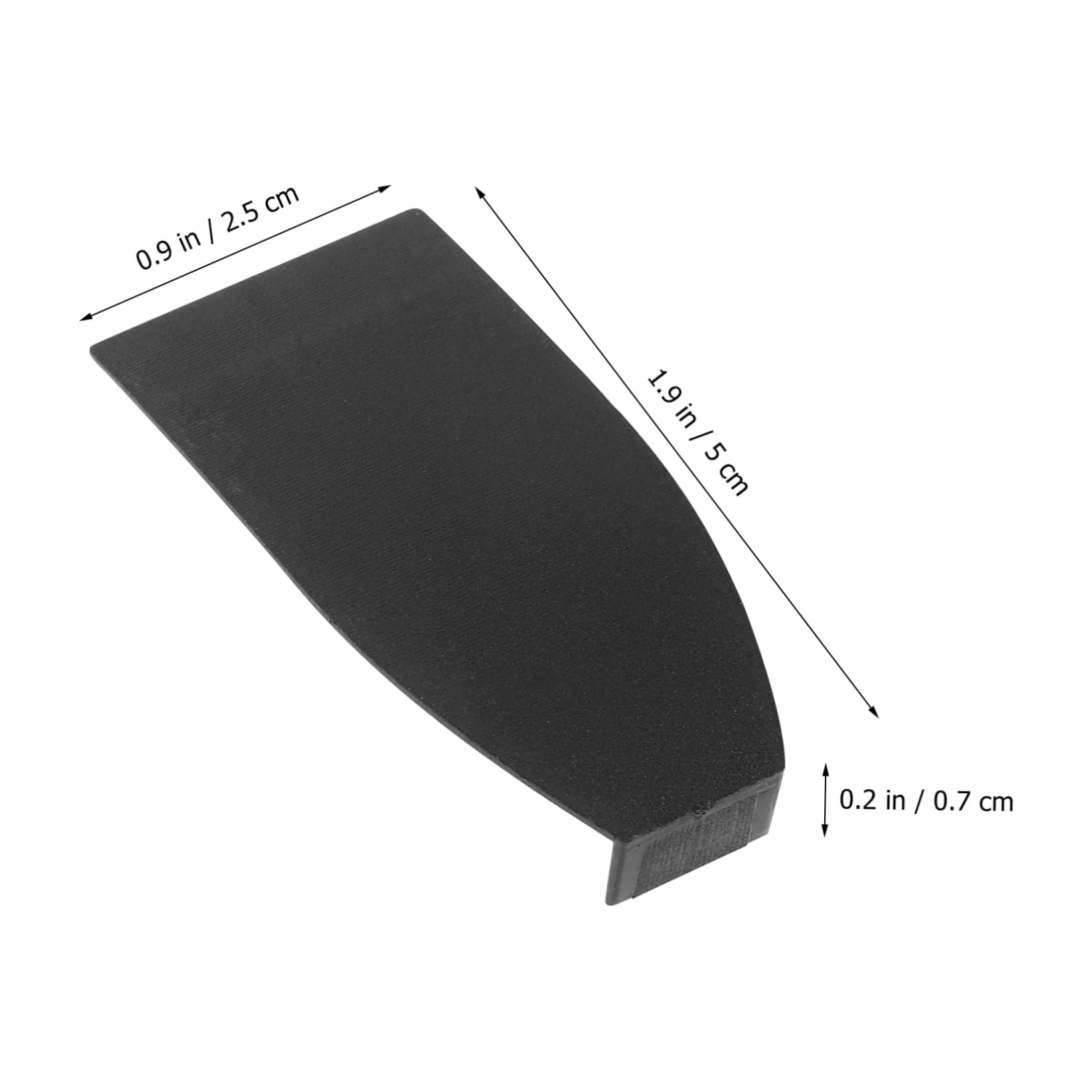 FAVOMOTO 6pcs Cello Bass Bow Pads Lining Tips Plastic Bass Accessories for Musical Instruments