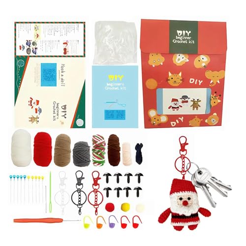 Kits de crochet de Noël adulte pour débutant et DIY de vacances