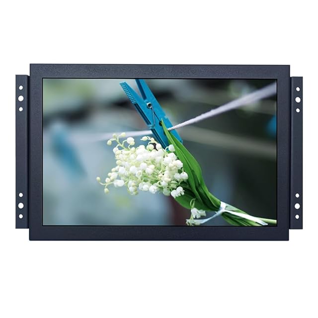 10 1 inch 1280x800 IPS Widescreen Embedded Open Frame PC Monitor with BNC HDMI VGA Metal Shell Built-in