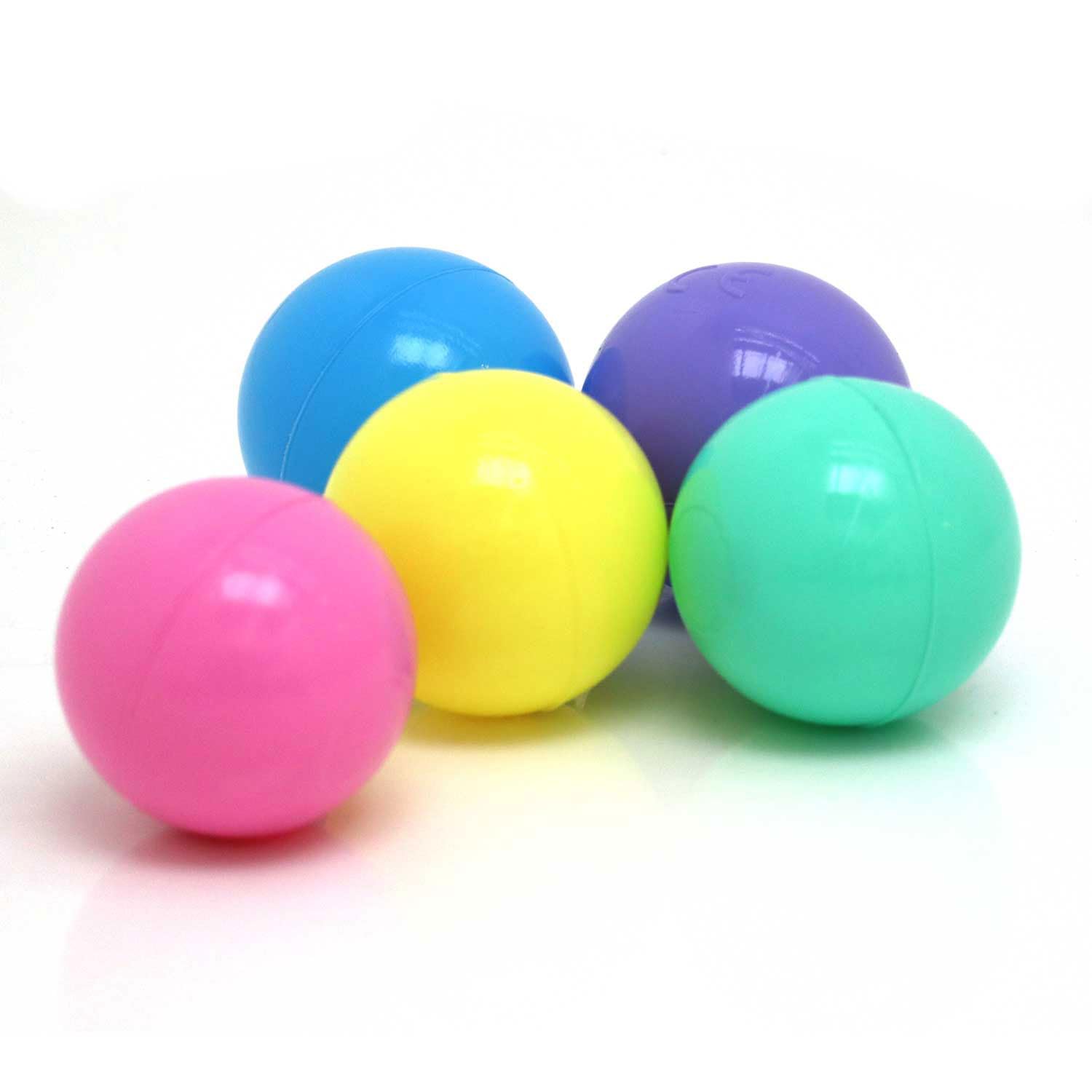 LittleTom Dès la Naissance : Balles pour Piscine a Balle pour Bébé - 7cm Boule Plastique Enfant Balle de Jeu - Boule pour Bebe Balles Plastique Boules pour Piscine à Boules Jeux pour Enfants