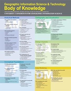 Paperback Geographic Information Science and Technology Body of Knowledge Book