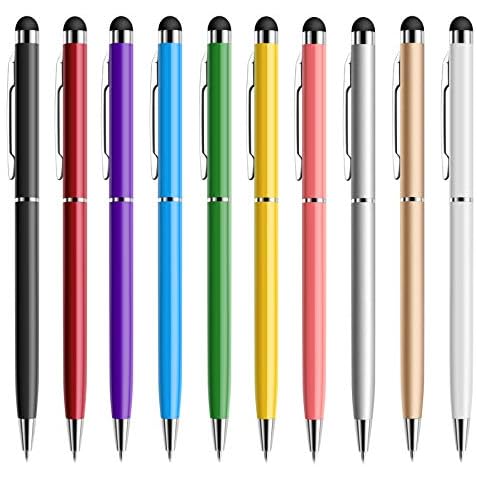 Stylus Pens for Touch Screens, StylusHome 10 Pack Universal 2 in 1 Capacitive Stylus Pen for iPad iPhone Tablets Samsung Galaxy All Universal Touch Screen Devices Cover