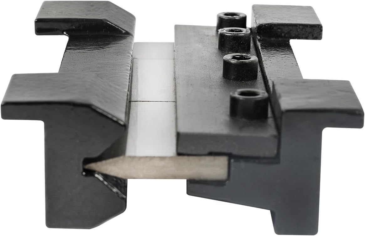 KAKA INDUSTRIAL Vise Mount Metal Brake Bender,5-Inch(125mm) Magnetic Vise for 14Ga. (2mm) Steel & 1/8" Aluminum, Quick-Release for DIY Metalworking & Small Box Fabrication BDS-5
