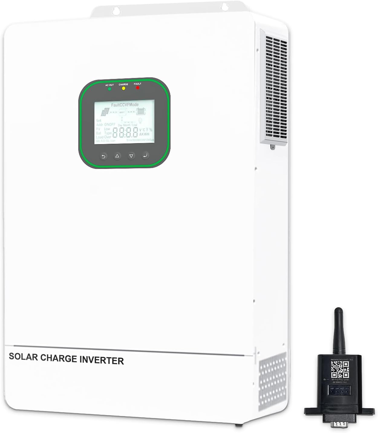 6500W All in One Photo voltaic Hybrid Inverter with WiFi, MAX .6 Parallel, Pure Sine Wave with CT Sensor, Constructed-in 2 MPPT Photo voltaic Cost Controller, 48V to 120V-240V with CT Sensor for House, RVs, Lead Acid/Li
