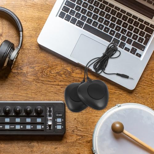 Pedal Electrónico Silencioso de Bombo Doble para Batería miniatura 4