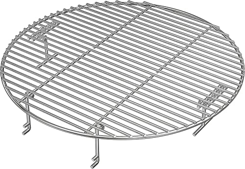 onlyfire Parrilla de Acero Inoxidable para Parrillas de Carbón como Weber y Parrillas de Cerámica como Big Green Egg,Kamado Joe Classic,Pit Boss,Louisiana Grills