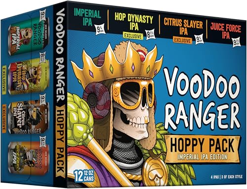 NEW BELGIUM BREWING Variety Voodoo IPA 12pk Cans, 12 FZ