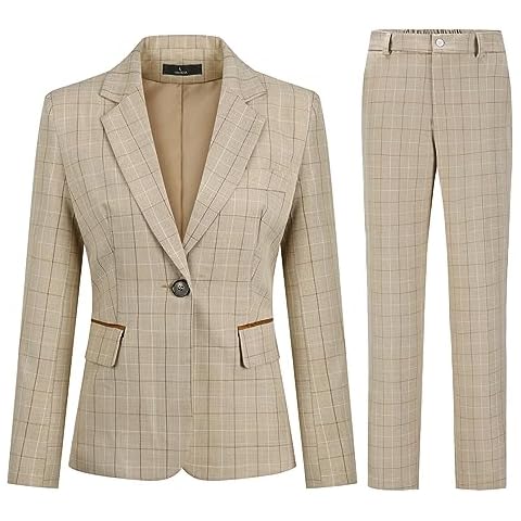 YUNCLOS Costume Femme 2 pièces Cover