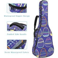 Housse de protection épaisse en éponge imperméable pour guitare acoustique, électrique, basse, guitare classique… - Les Beatles, Paul McCartney, John Lennon, RIngo Starr, George Harrison Housse de protection épaisse en éponge imperméable pour guitare acoustique, électrique, basse, guitare classique… – Image 4