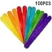 Palitos de Madera para Manualidades de Bricolaje (Multicolor (100pcs))