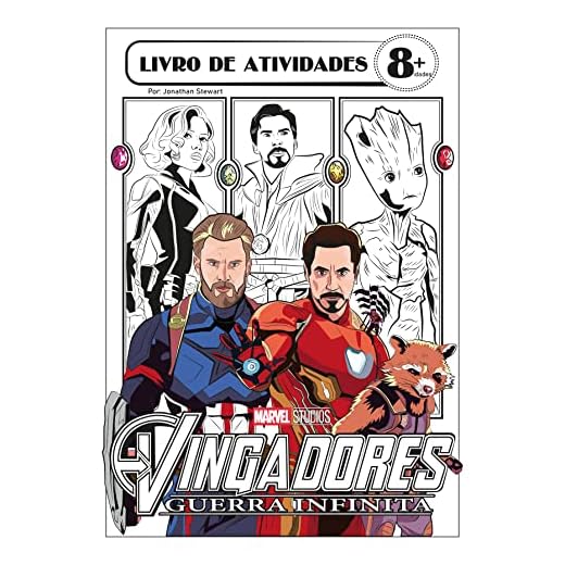 Vingadores Guerra Infinita: Livro de Atividades