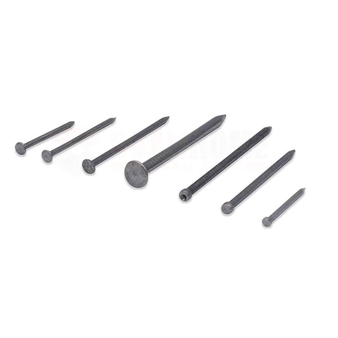 DIY Crafts Pack of 150 Pcs, Small Nail Box, Hardware Nail KIT, Picture Hanging Nails, Finish, Wire, Brad and Common Use. This Kit Comes in an Organized (Pack of 150 Pcs, Small Nail Box) 1