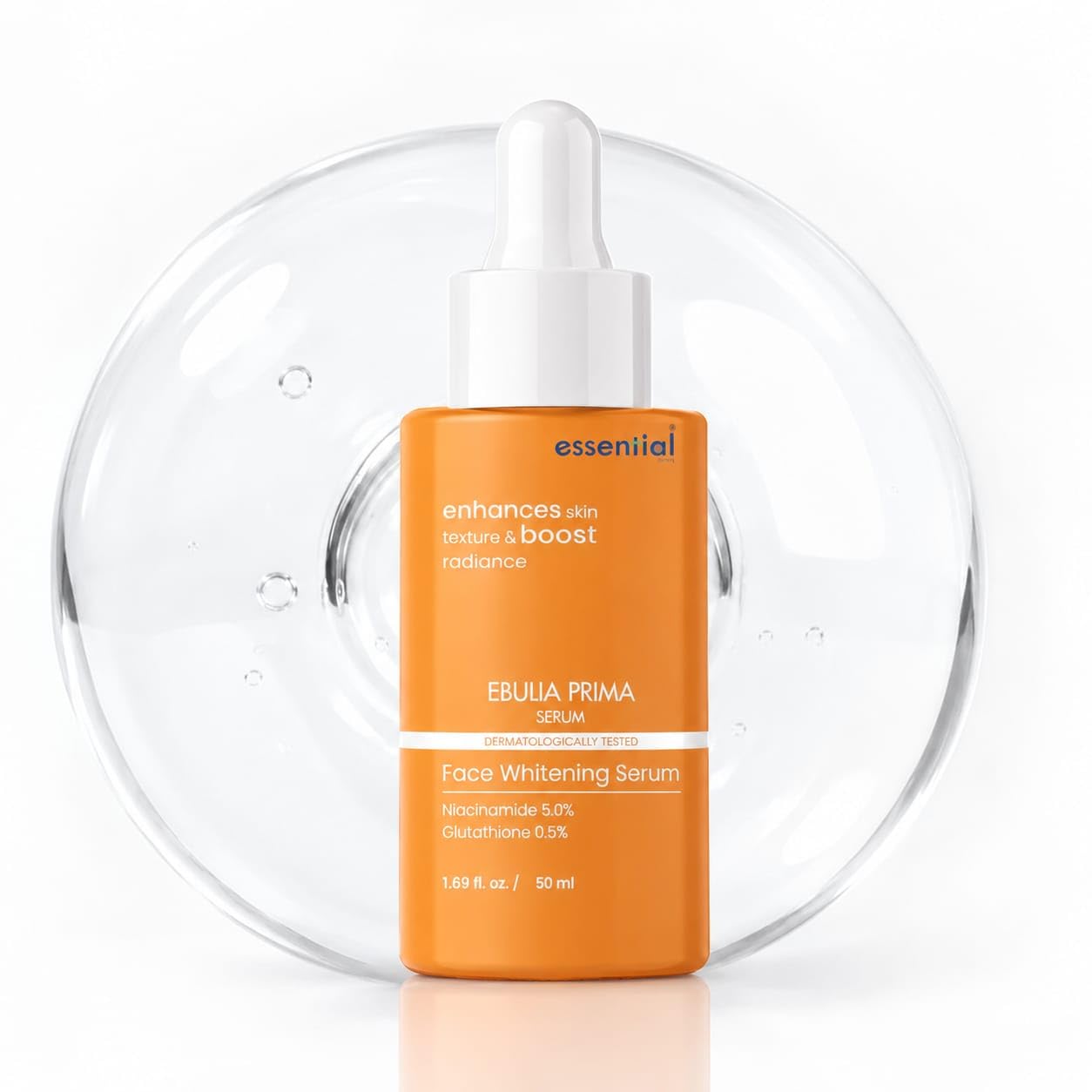 derma glutathione serum review ESSENTIAL Face Whitening with 5% Niacinamide & 0.5% Skin Brightening Serum for Radiant Looking Skin Dermatologically Tested for Men & Women (50 ml) Beauty OLIVE YOUNG Careplus Acne