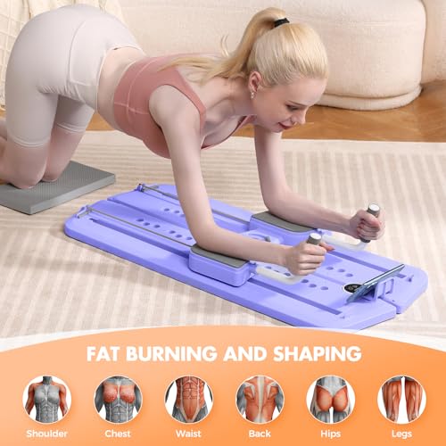 Mosdos 2025 New Pilates Reformer Machine - 7-in-1 Multi-Functional Pilates Equipment with Pilates Bar, Ski Machine, Push-Up Board, Ab Board & More for Home Gym Training by Mosdos - Image 2