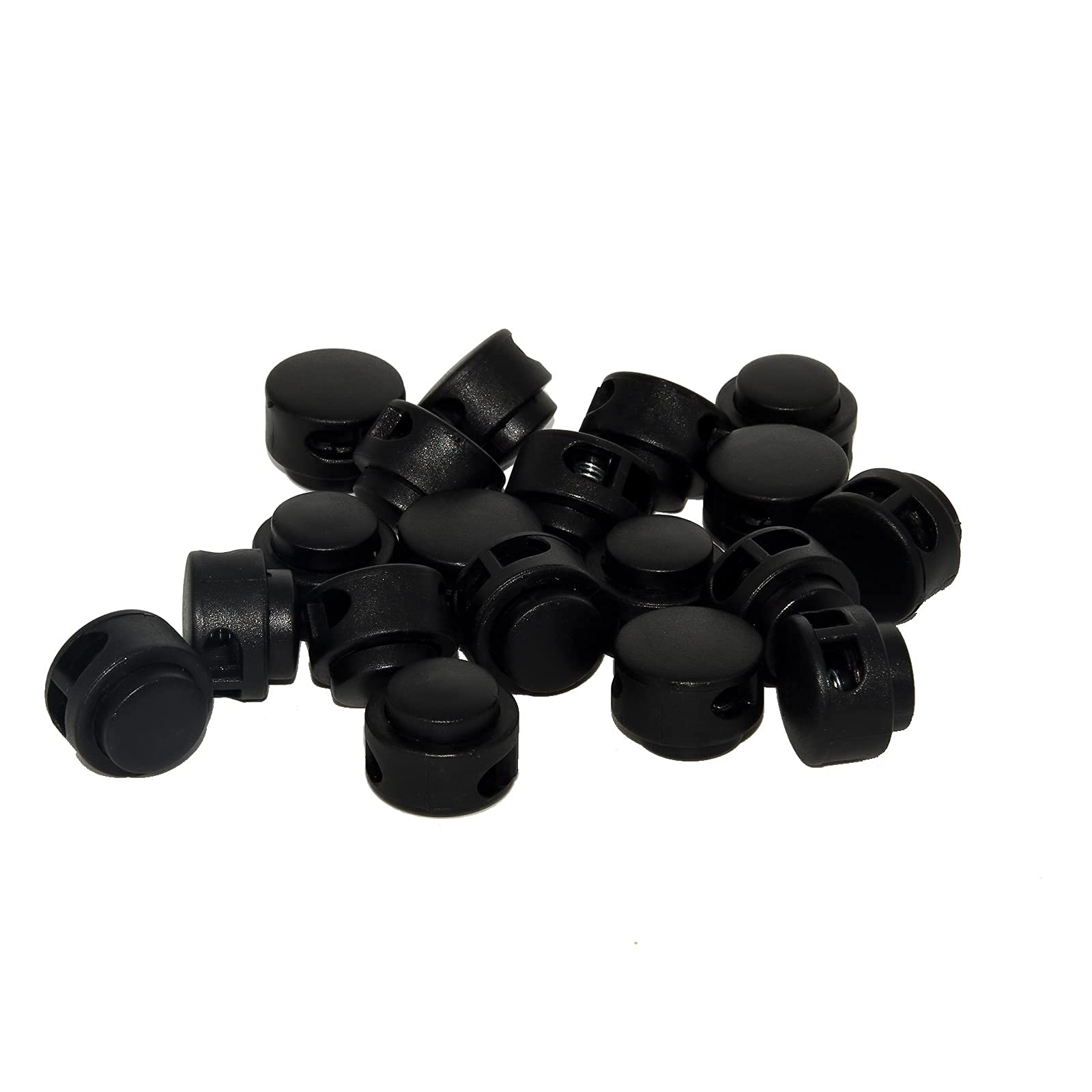 Lot De 30 Fermoirs De Sécurité Noirs Pour Colliers, Connecteurs De Perles En Plastique Pour Cordons De 2,5 Mm, Accessoires Parfaits Pour La Fabrication De Bijoux (blanc