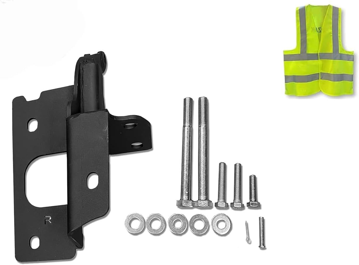 KOZAK Bracket (56459618R) Right Passenger Side Fits Plastic Bumper Compatible with Kenworth T680 2013-2021 Includes Logo, Keychain and Reflective Vest
