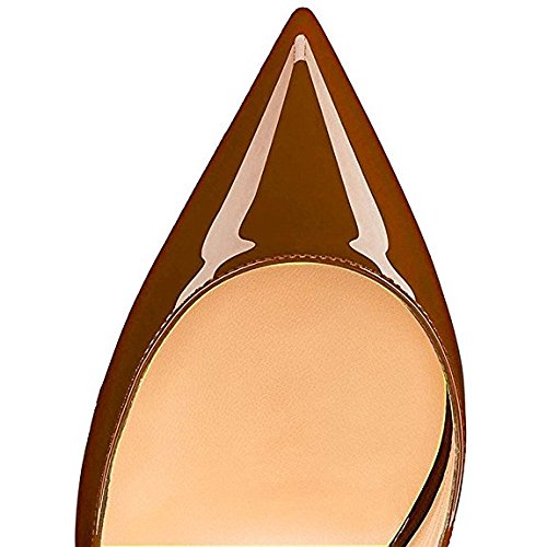 Closed Pointed Toe Stiletto Heel Criss-Cross Ankle Straps Pumps4