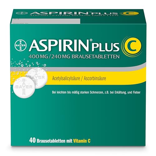 Aspirin Plus C | Erkältungsmittel mit Vitamin C | schnell gegen Kopf-, Hals- und Gliederschmerzen |...