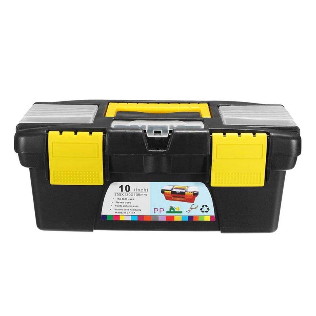 FAYBY Plastic Portable Large Capacity Double Layer Tool Box and Removable Design (Multicolour) (B07SZKT6VB) Amazon Price History, Amazon Price Tracker