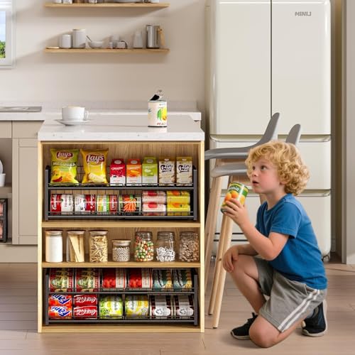 2-Tier-Stackable-Can-Rack-Organizer-for-Pantry-Shelf-Extra-Long-Can-Holder-for-Kitchen-OrganizationHeavy-Duty-Can-Dispenser-for-Canned-Food-Soup-Goods-up-to-64-in-Cabinet-Storage-Black