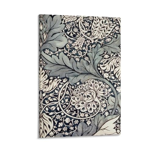 William Morris impression sur toile pour salon rétro chic