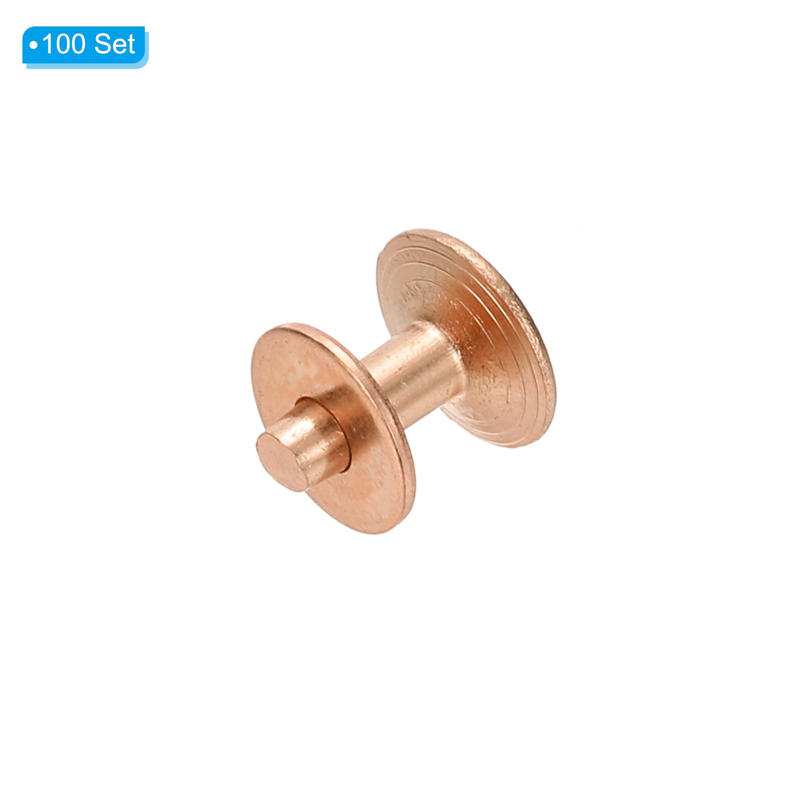PATIKIL 12x4x10mm Leather Rivets and Burrs - Image 3