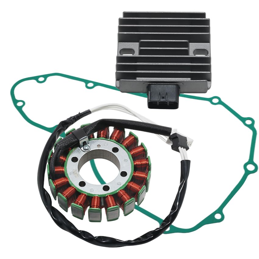 Miniatura 3 de Junta de estator rectificador de bobina de estator para Kawasaki Ninja 400R EX400, EN650 Vulcan 650, Ninja 650 EX650 EX650 ABS,EX650 ER-6F, KLE650