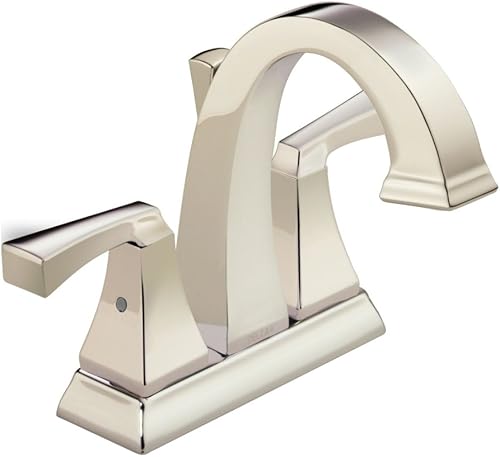 Miniatura 4 de Delta Faucet Dryden - Grifo de baño central, grifo de lavabo de baño de bronce aceitado, grifo de baño de 2 asas, conjunto de drenaje de metal,