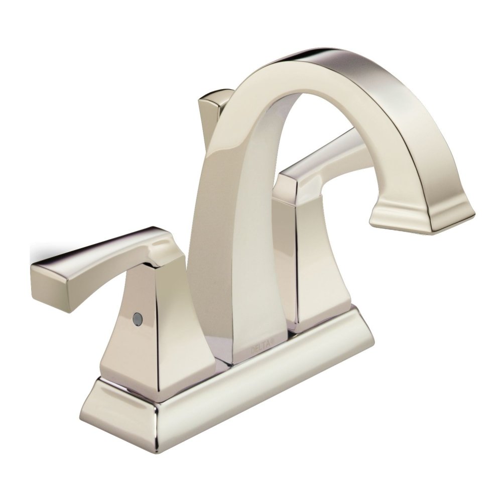 Robinet Delta Faucet anti-fuite à double manette avec technologie de valve en diamant