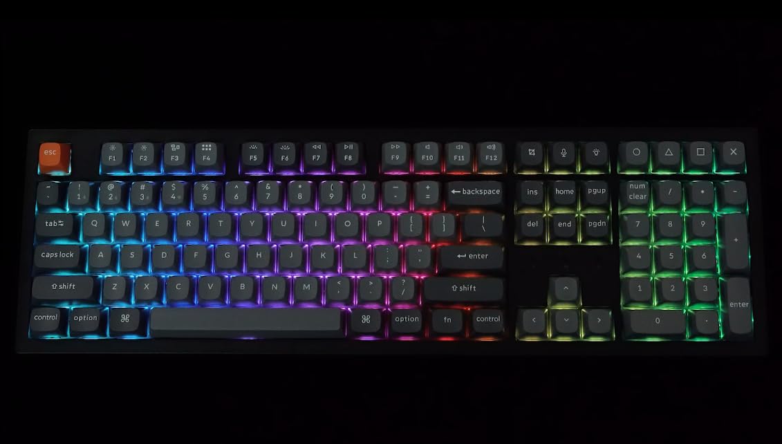 Keychron K10 Max Layout Italiano ISO, Tastiera Meccanica Wireless Full-Size, Bluetooth/2.4GHz/USB-C, Hot-Swappable, QMK/VIA, per Windows, macOS e Linux, Super Brown Switch
