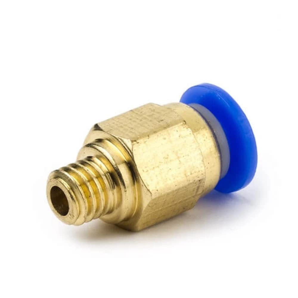 INVENTO 1Pcs PC4-M6 6mm Threaded Pneumatic Fitting Connector for 4mm OD Tube 3D Printer Extruder Bowden Ender 3-image-39