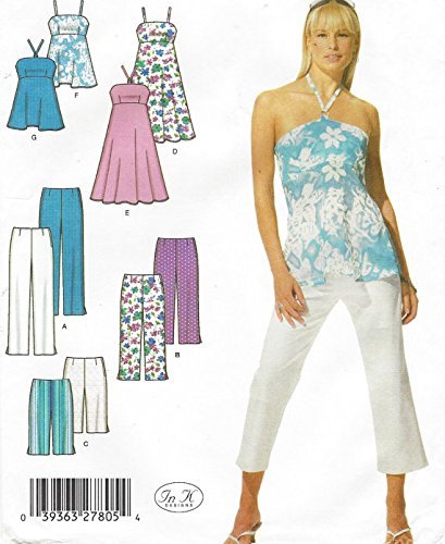 Patron robe taille empire et top dos nu Simplicity 4999 pour votre dressing d'été