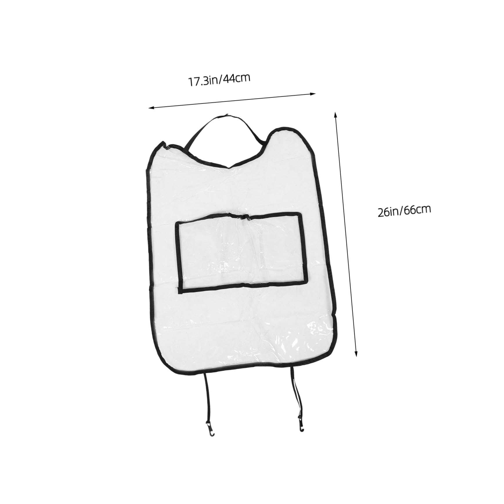 Hemoton Car Seat Protector Anti-Kick Mat Car Seat Back Splashproof Rear Seat Pad for Family