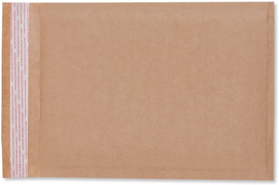 Lot 100 Enveloppes à Bulles Autocollantes E/5 (240x275 Mm) – Marron, Protection Renforcée Pour Envois Livres, Colis Légers & Marchandises